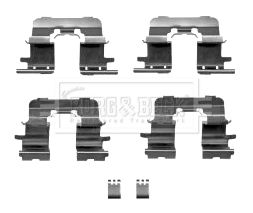 BORG & BECK Комплектующие, колодки дискового тормоза BBK1349